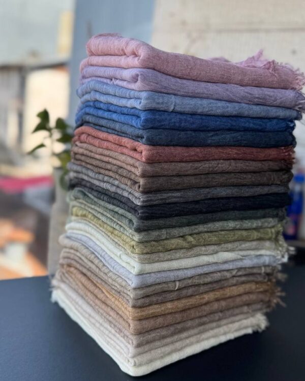 (شال تمام نخ دور ریش فلورانس (جین 12 تایی کد 922)