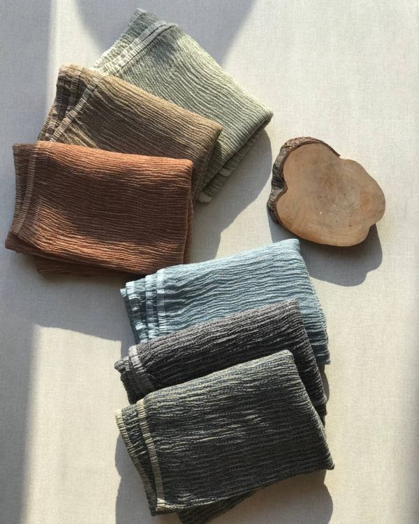 شال چروک نخ پنبه برشکا (کد 202)