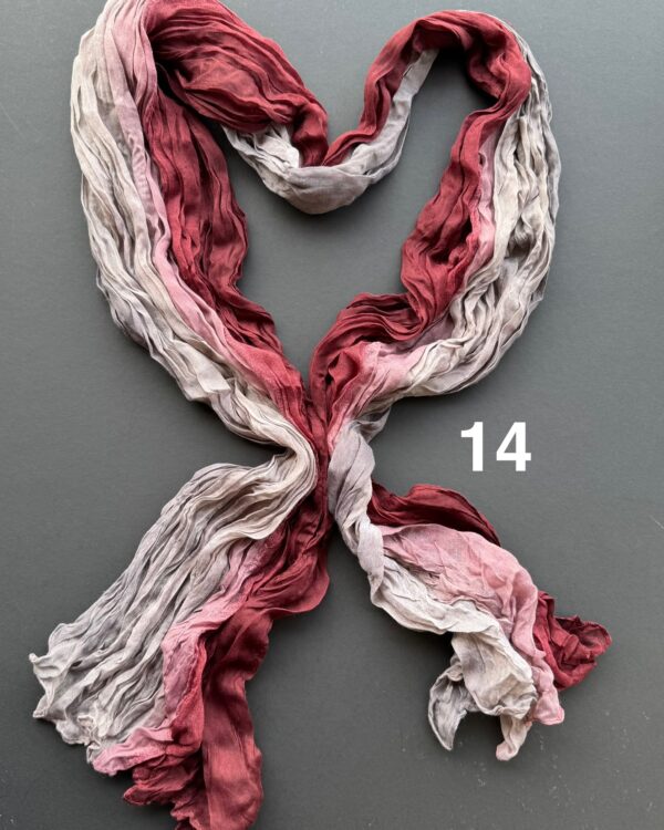 شال چروک تمام نخ پارچه کاغذی (جین 14 تایی 870)