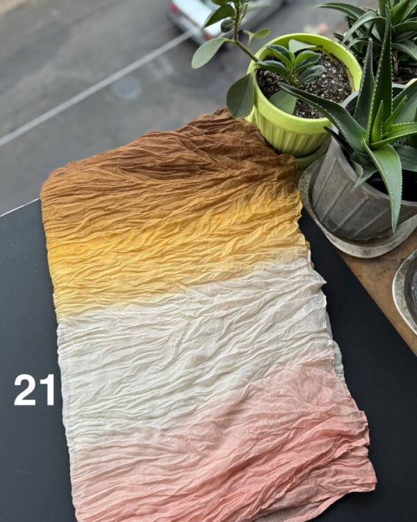شال چروک تمام نخ پارچه کاغذی (تکفروشی 192)