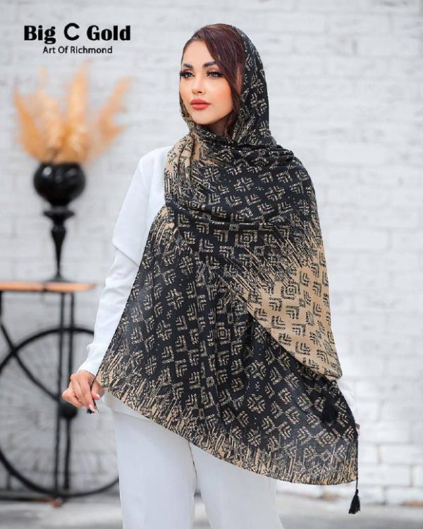 شال نخی بهاره منگوله دار (فقط عمده فروشی كد 228)