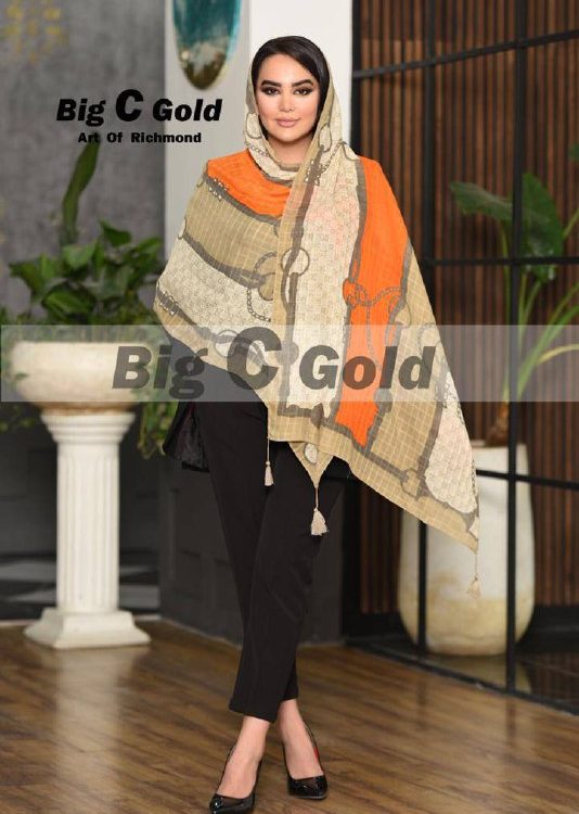 شال نخی پارچه مربعی (فقط عمده فروشی كد 230)