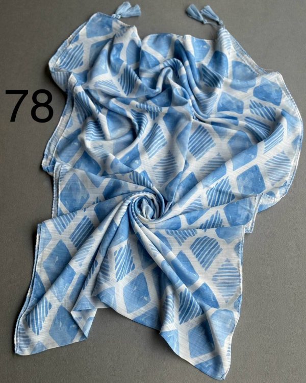 شال تمام نخ منگوله دار (فقط عمده فروشی کد ۳۱۲)