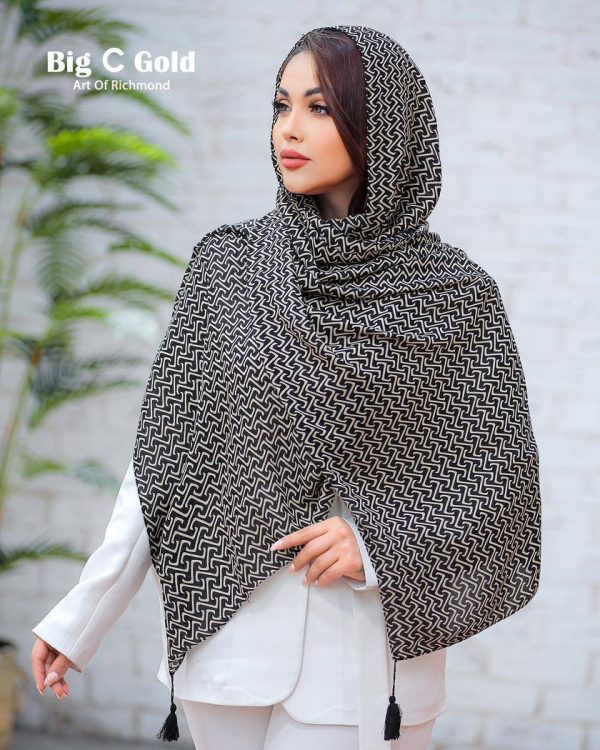 شال بهاره منگوله دار (فقط عمده فروشی کد 278)