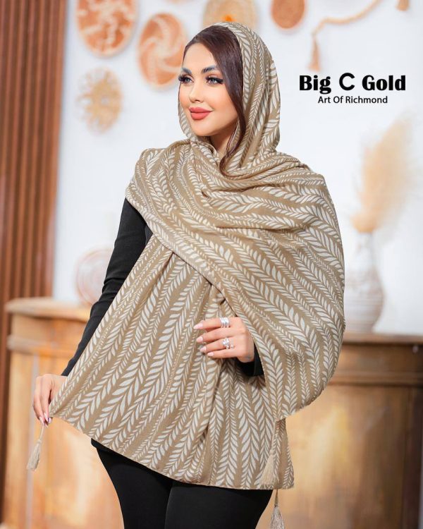 شال بهاره منگوله دار (فقط عمده فروشی کد:257)