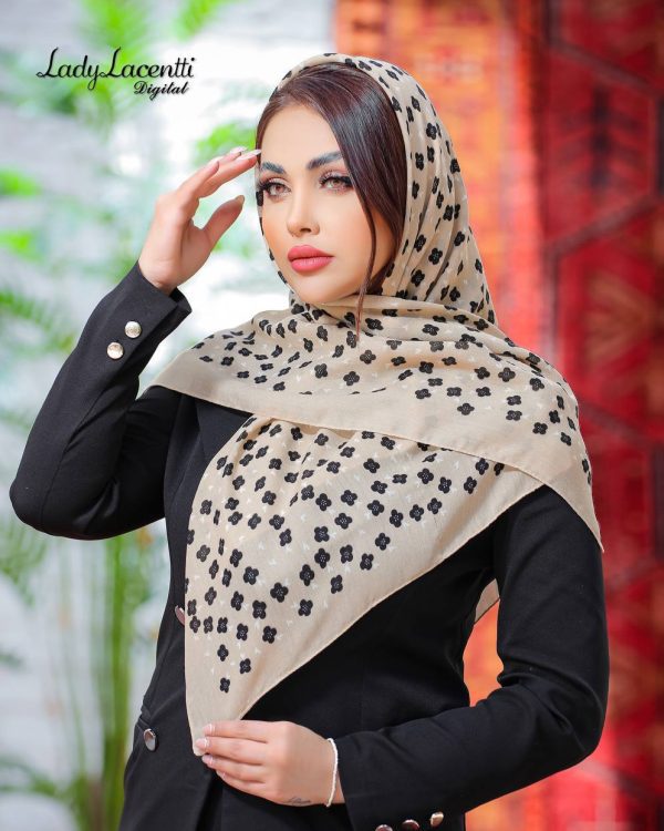 روسری بهاره ۱۰۰ سانت (عمده فروشی کد ۳۲۲)