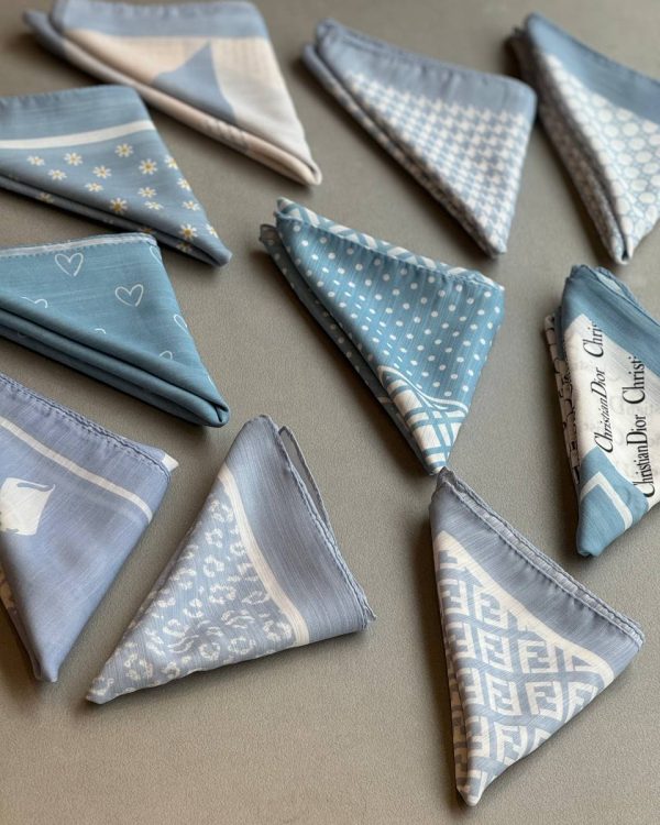 مینی اسکارف تمام نخی (تک فروشی کد 345)