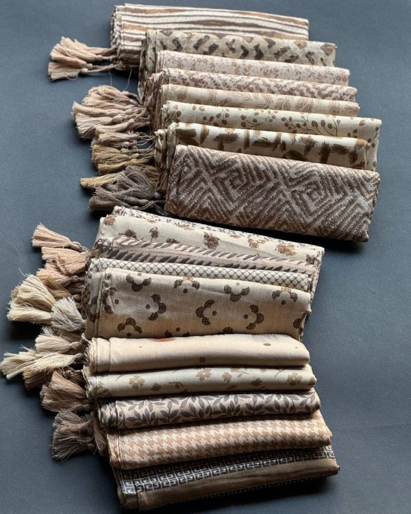 شال نخ پنبه منگوله دار (عمده فروشی کد ۳۸۸)