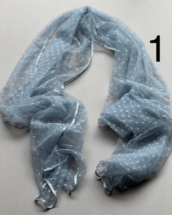 شال توری دور نوار (تکفروشی کد 407)