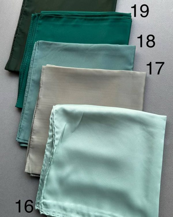 روسری تکرنگ ساتن میکرو ساده 100 سانتی (تک فروشی کد 452)