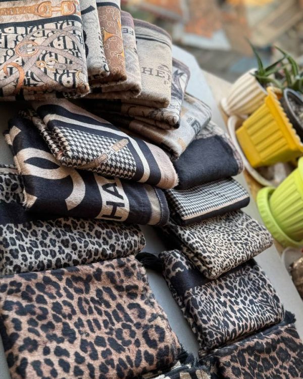 شال موهر منگوله دار(تک فروشی کد 489)