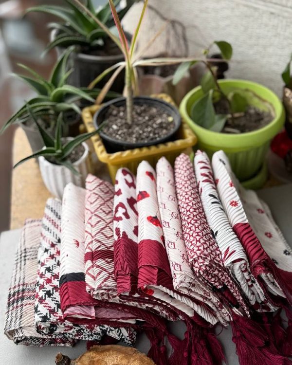 شال تمام نخ پاییزه (تک فروشی کد 478)