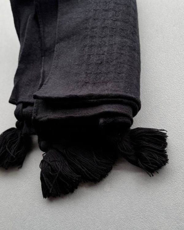 شال موهر پشمی منگوله دار (جین 6 تایی کد 482)