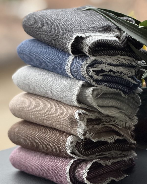 شال بافت کجرا موهر دو رو عمده (جین 10 تایی کد 514 )