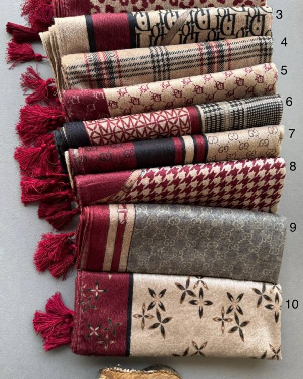 شال موهر منگوله دار(جین 10 تایی کد 502)