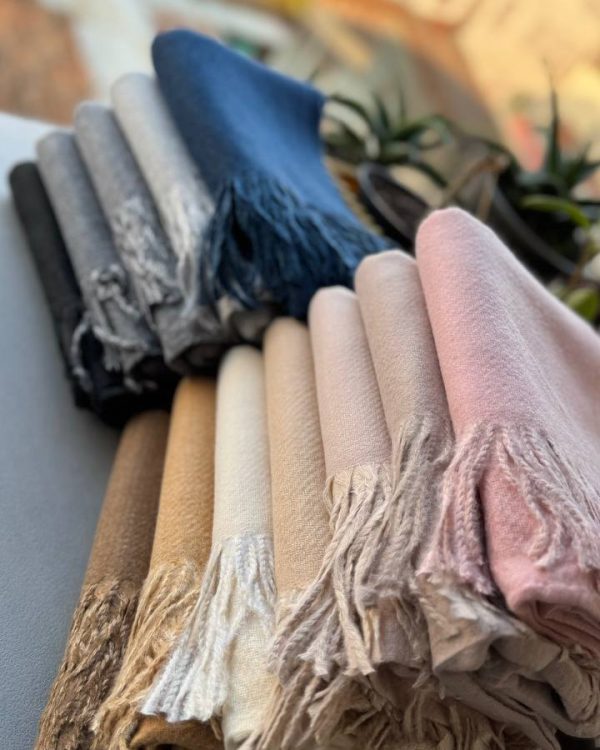 شال موهر فوتر ساده دو رو (تکفروشی کد 511 )