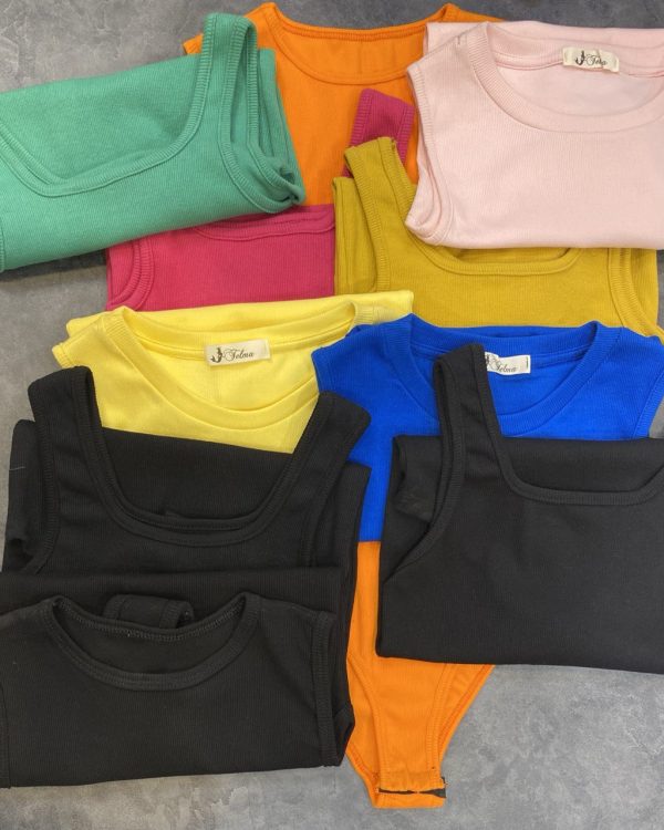 بادی یقه خشتی یقه حلقه ای(تکفروشی کد 532)