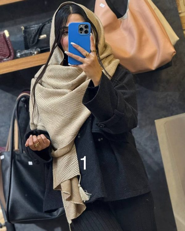 شال مخمل پلیسه (جین 10 تایی کد 558)