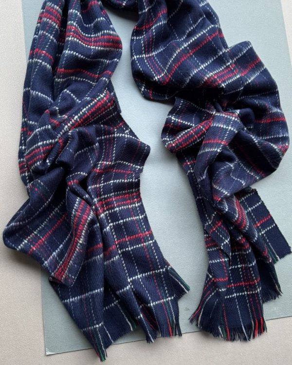 شال بافت کجرا سیرنگ راه راه دو رو (تکفروشی کد 550)