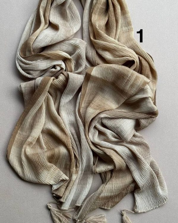 شال پلیسه 4 فصل برشکا طیفی (تکفروشی کد 581)