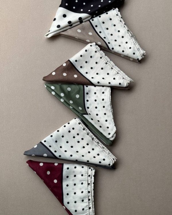 مینی اسکارف نخی چاپی(جین6 تایی 585)