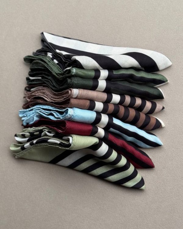 مینی اسکارف نخی چاپی(جین 8 تایی 590)