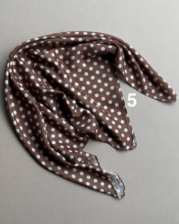 مینی اسکارف نخی چاپی(تکفروشی کد576)