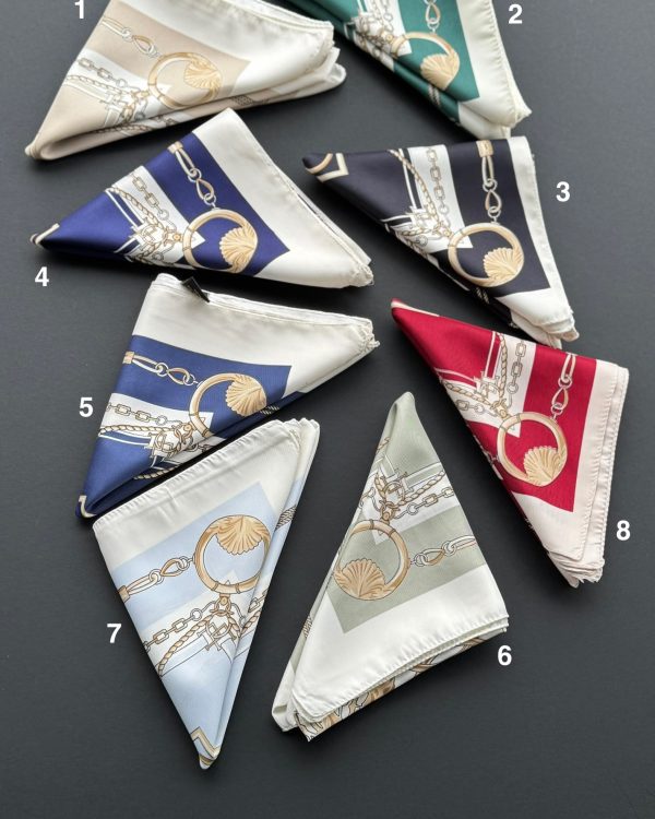 مینی اسکارف ساتن چاپی(تکفروشی کد 644)