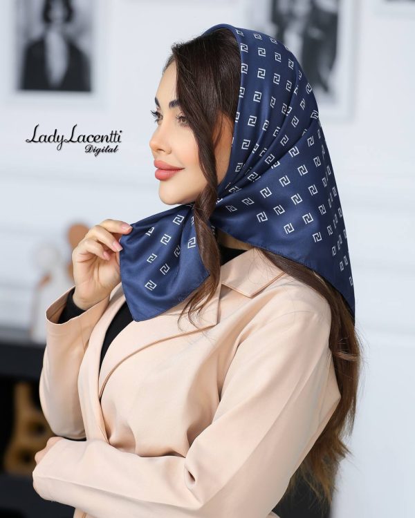 مینی اسکارف ساتن چاپی(تکفروشی کد 650)
