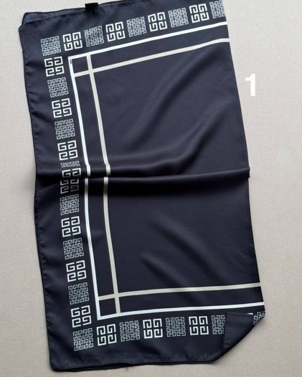مینی اسکارف ساتن چاپی(جین 4 تایی کد 620)