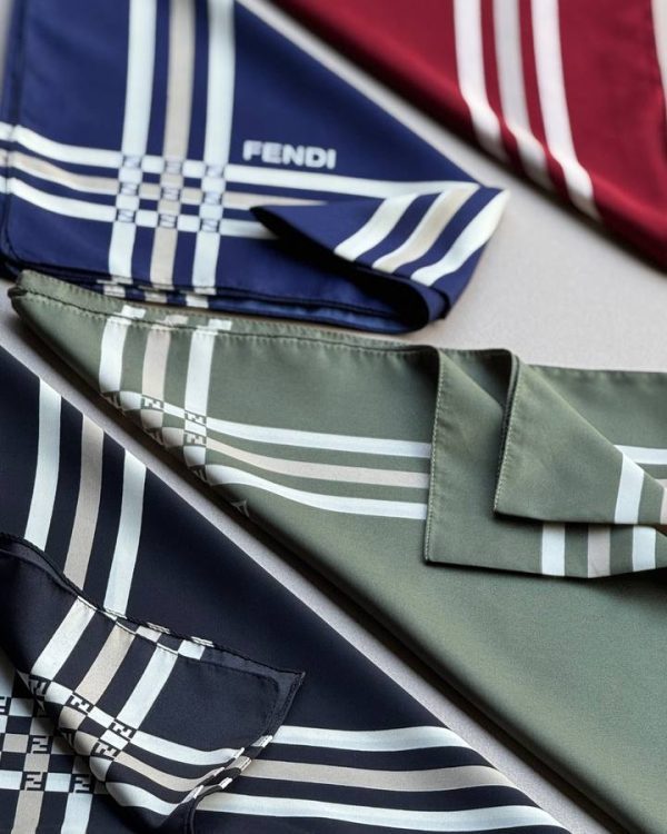 مینی اسکارف ساتن چاپی(جین 4 تایی کد 610)