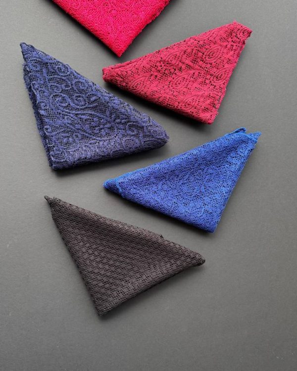 مینی اسکارف سه گوش توری(تکفروشی کد 632)