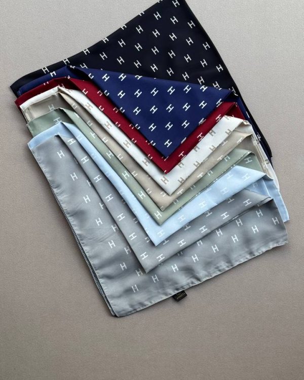 مینی اسکارف ساتن چاپی(تکفروشی کد 655)