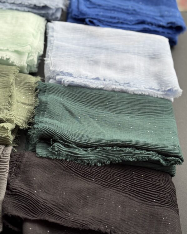 شال دور ریش پلیسه سوپرنخ (جین 11 تایی کد 767)