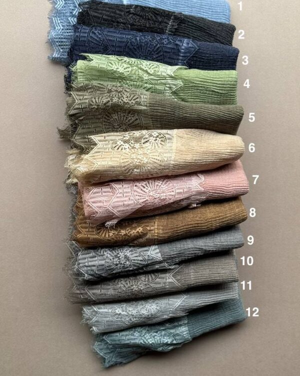 شال سنگشور پلیسه سوپرنخ (جین 12تایی کد 712)