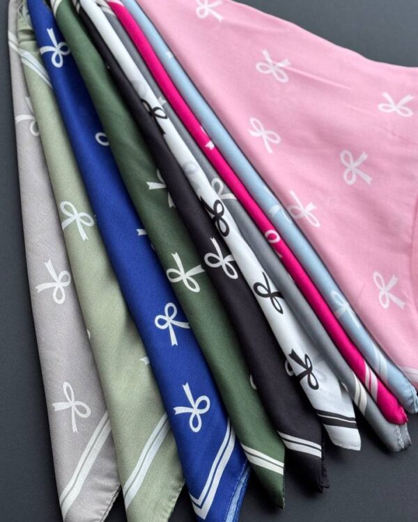 مینی اسکارف نخی اسلپ پاپیون(جین 10 تایی کد 683)