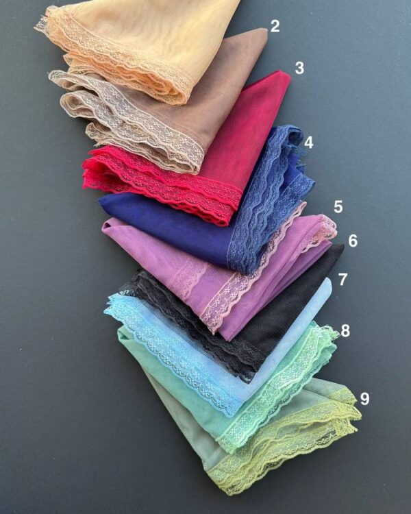 مینی اسکارف توری دانتل(جین 10 تایی کد 696)