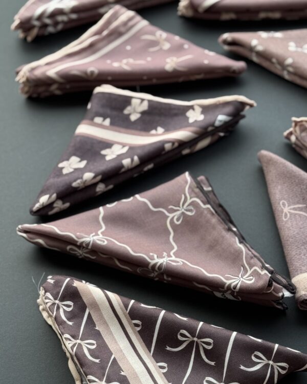 مینی اسکارف نخی پنبه (جین 10 تایی کد 730)