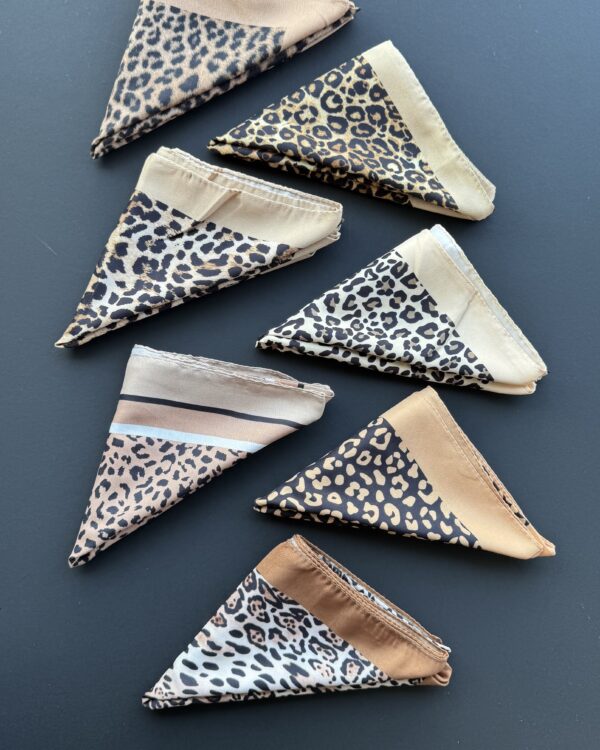 مینی اسکارف نخی پلنگی (جین ‌7 تایی کد 758)