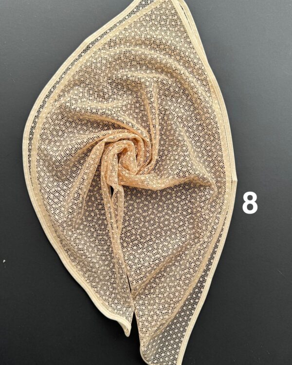 مینی اسکارف توری نواری (تکفروشی کد 697)