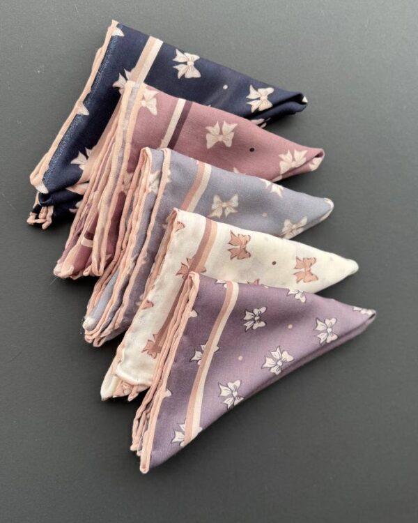 مینی اسکارف نخی پنبه (جین 5 تایی کد 750)