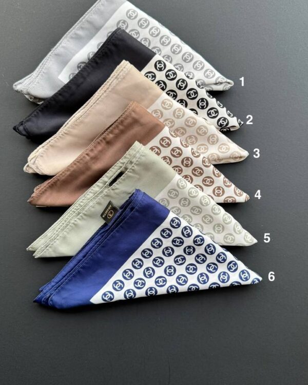 مینی اسکارف ساتن چاپی (جین 6 تایی کد 744)