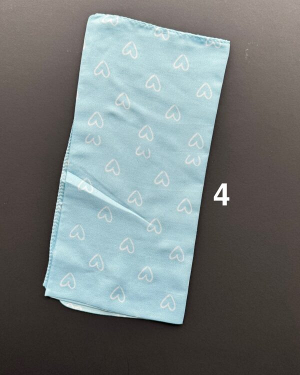 مینی اسکارف نخی قلبی(تکفروشی کد 780)