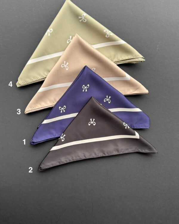 مینی اسکارف ساتن چاپی (جین 4 تایی کد 777)