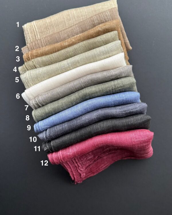 شال ویسکوز مزونی نخی(جین 12 تایی کد 771)