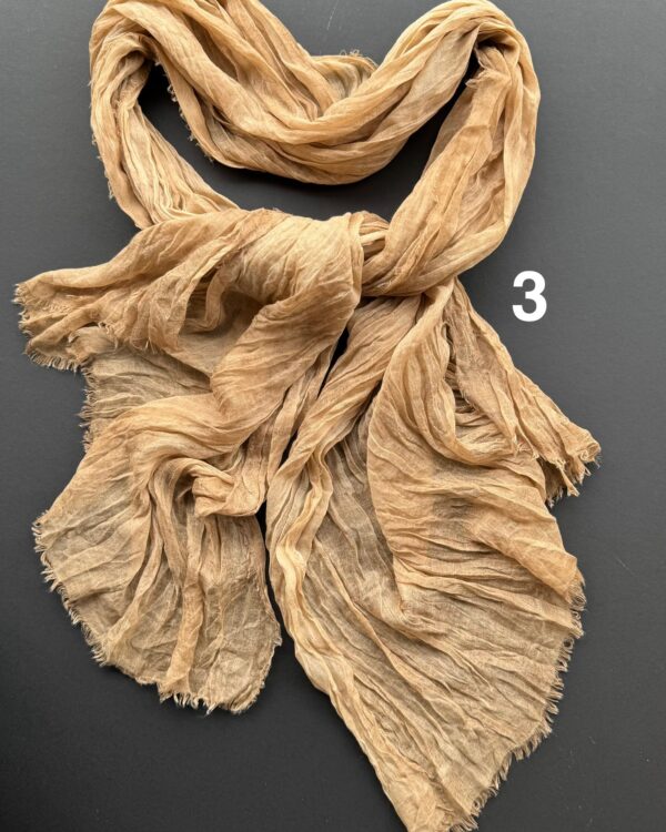 شال سوپرنخ کاغذی دور ریش چروک(تکفروشی کد 796)