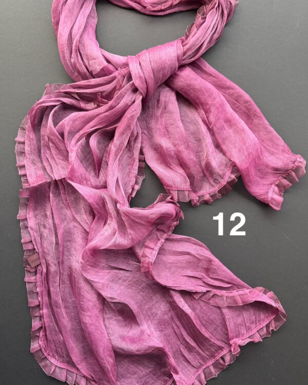 شال ویسکوز حریر دور تور پلیسه ویسکوز (تکفروشی کد 792)