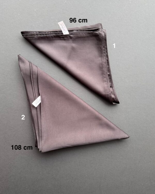 روسری ساتن میکرو تک مشکی(تکفروشی کد 813)