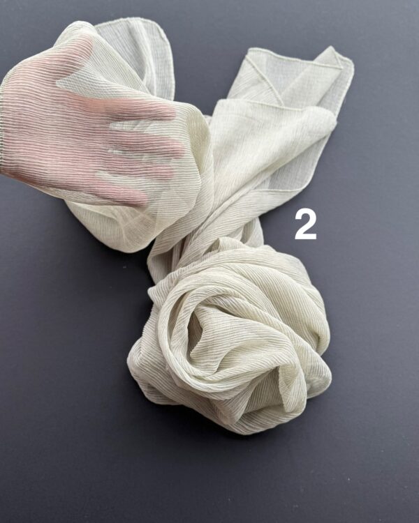 شال نخ حریر مجلسی پلیسه(تکفروشی کد 811)