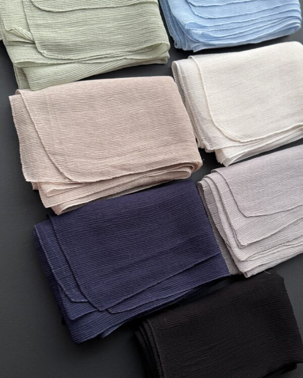 شال نخ حریر مجلسی پلیسه(جین 12 تایی کد 812)